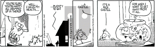Over the Hedge on Monday June 4, 2001 Comic Strip