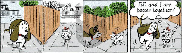 Fred Basset - Saturday January 22, 2022 Comic Strip