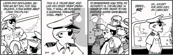 Doonesbury - Tuesday August 9, 1988 Comic Strip