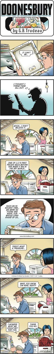 Doonesbury on Sunday July 9, 2017 Comic Strip