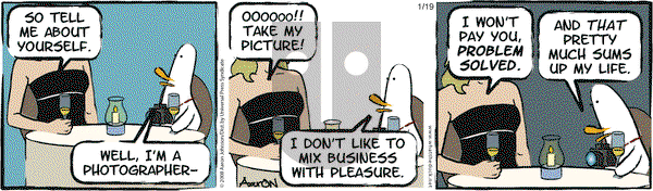 W.T. Duck - Monday January 19, 2009 Comic Strip