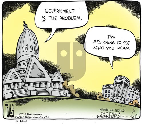 Tom Toles on Sunday October 20, 2013 Comic Strip