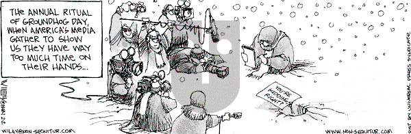 Non Sequitur on Friday February 2, 2001 Comic Strip
