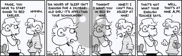 FoxTrot on Thursday September 4, 2003 Comic Strip