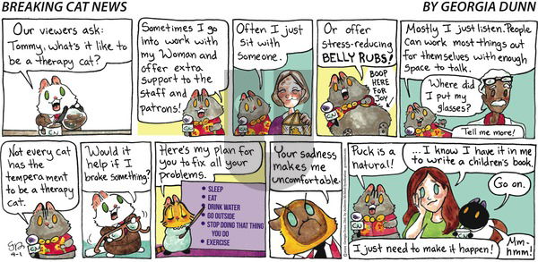 Breaking Cat News - Sunday September 1, 2024 Comic Strip