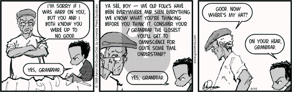 The Boondocks on Thursday March 13, 2014 Comic Strip