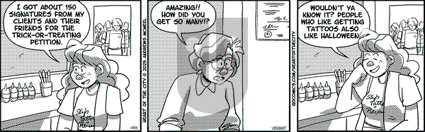 Heart of the City on Saturday October 18, 2025 Comic Strip