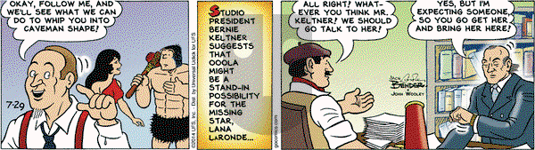 Alley Oop on Tuesday July 29, 2014 Comic Strip