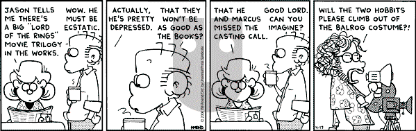 FoxTrot - Monday April 17, 2000 Comic Strip