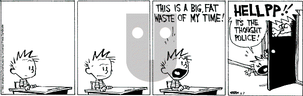 Calvin and Hobbes - Monday June 7, 1993 Comic Strip