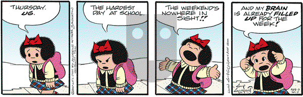 Nancy on Thursday February 9, 2017 Comic Strip