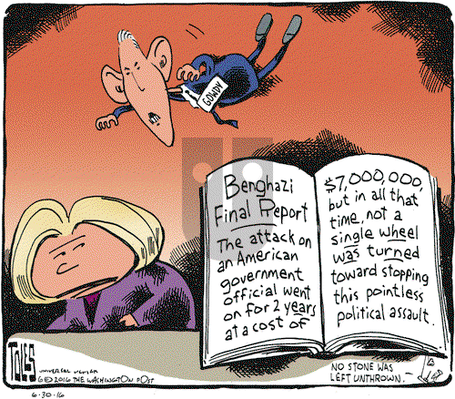 Tom Toles on Thursday June 30, 2016 Comic Strip