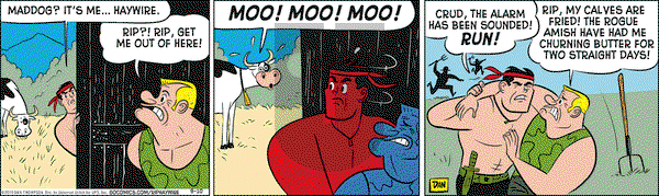 Rip Haywire on Thursday September 10, 2015 Comic Strip