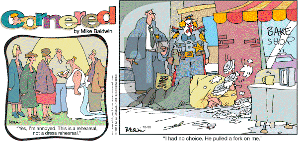 Cornered - Sunday October 30, 2011 Comic Strip