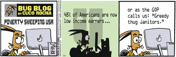 La Cucaracha on Thursday January 5, 2012 Comic Strip