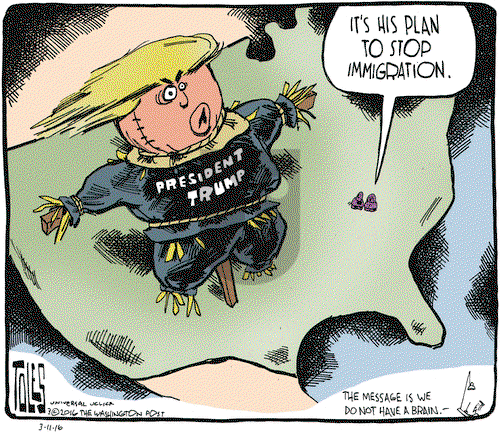 Tom Toles - Friday March 11, 2016 Comic Strip