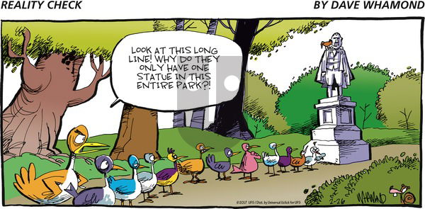 Reality Check on Sunday February 26, 2017 Comic Strip