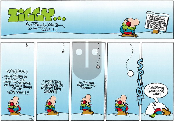 Ziggy on Sunday December 31, 2000 Comic Strip