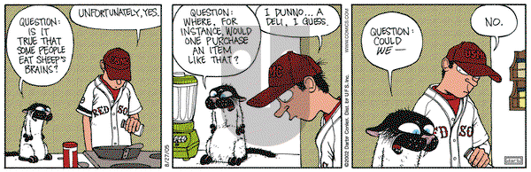 Get Fuzzy on Saturday August 27, 2005 Comic Strip