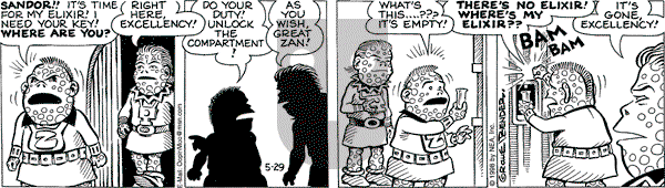 Alley Oop on Friday May 29, 1998 Comic Strip
