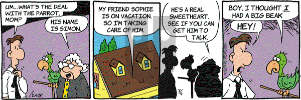 Lola on Monday March 9, 2009 Comic Strip