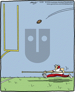In the Bleachers on Friday December 20, 2019 Comic Strip