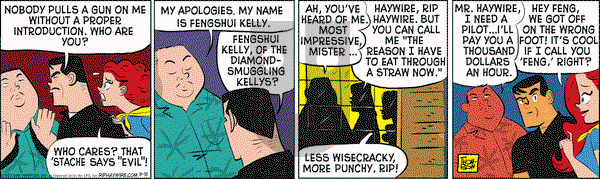 Rip Haywire on Wednesday September 18, 2013 Comic Strip
