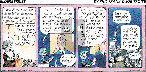 The Elderberries on Sunday August 7, 2005 Comic Strip