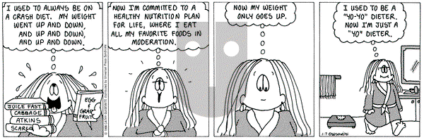 Cathy Classics on Wednesday January 7, 1998 Comic Strip