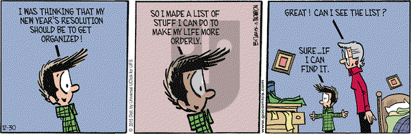 Grand Avenue on Wednesday December 30, 2015 Comic Strip