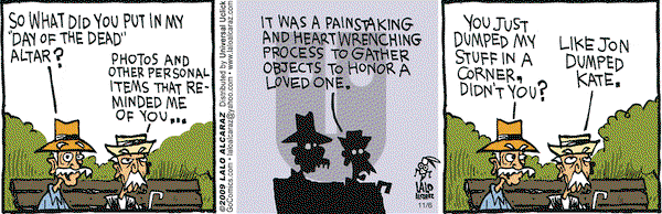 La Cucaracha on Friday November 6, 2009 Comic Strip