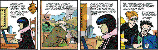 Doonesbury on Thursday May 8, 2003 Comic Strip