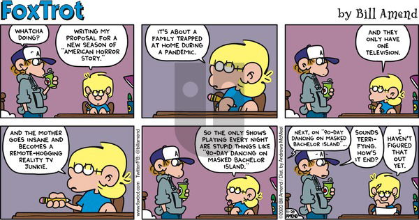 FoxTrot on Sunday November 29, 2020 Comic Strip