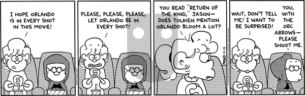 FoxTrot on Wednesday December 17, 2003 Comic Strip