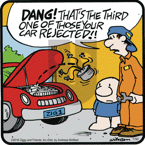 Ziggy on Tuesday July 30, 2019 Comic Strip