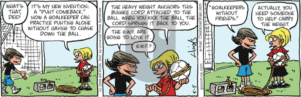 Cleats on Monday May 5, 2008 Comic Strip
