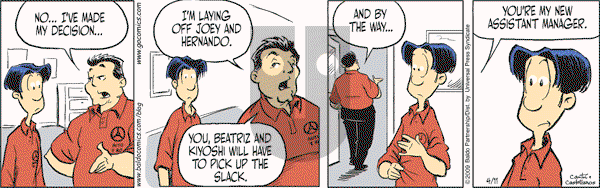 Baldo - Saturday April 11, 2009 Comic Strip