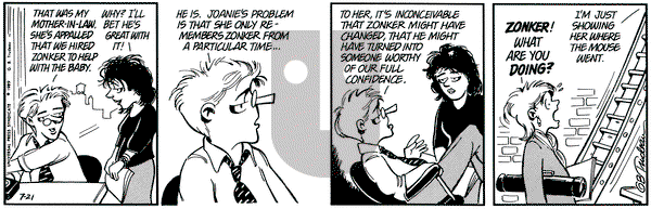 Doonesbury on Tuesday July 21, 1992 Comic Strip