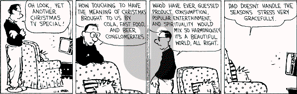 Calvin and Hobbes - Monday December 14, 1992 Comic Strip