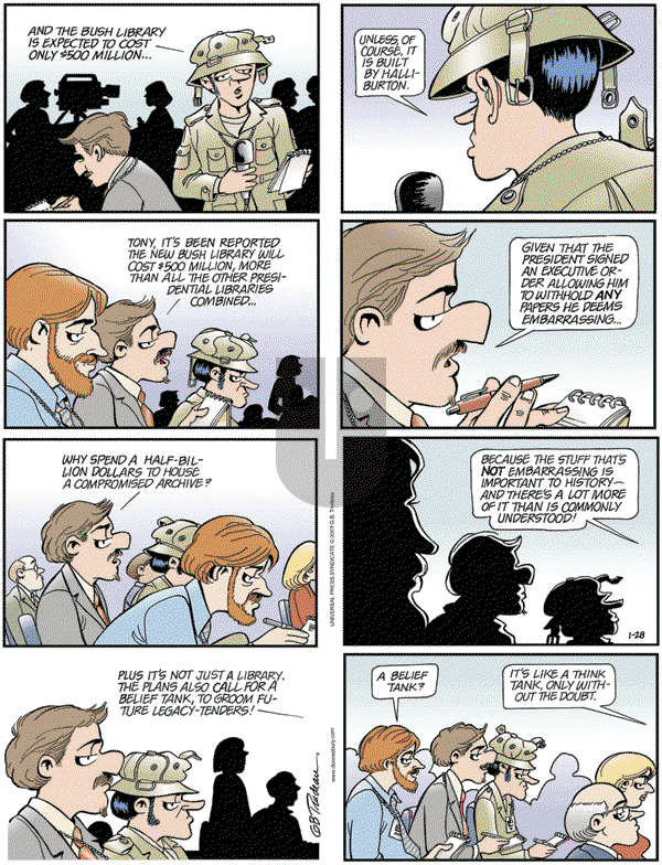 Doonesbury - Sunday January 28, 2007 Comic Strip