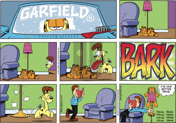 Garfield on Sunday February 27, 2011 Comic Strip