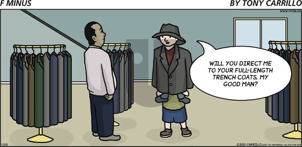 F Minus on Sunday December 8, 2013 Comic Strip