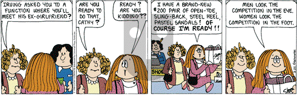 Cathy Classics on Monday March 22, 1999 Comic Strip