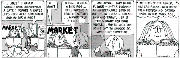 Cathy Classics on Saturday January 31, 1998 Comic Strip