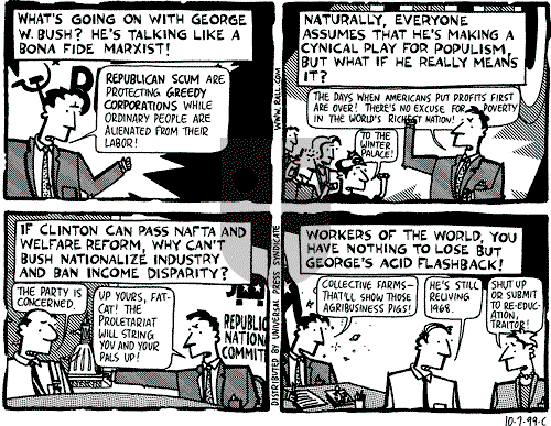 Ted Rall on Wednesday October 13, 1999 Comic Strip
