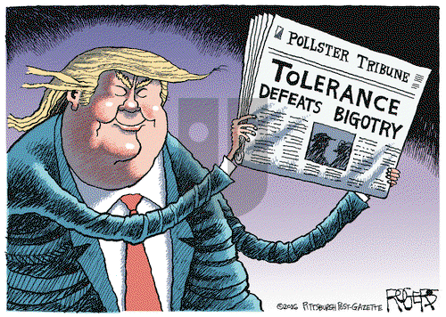 Rob Rogers on Friday November 11, 2016 Comic Strip