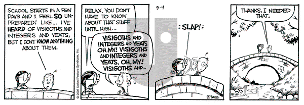 Grand Avenue on Thursday September 4, 2003 Comic Strip