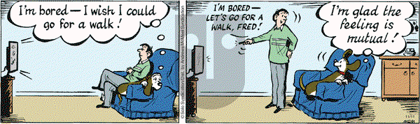 Fred Basset - Thursday November 11, 2021 Comic Strip
