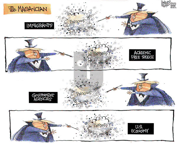 Matt Davies on Monday April 7, 2025 Comic Strip