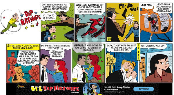 Rip Haywire on Sunday May 1, 2016 Comic Strip